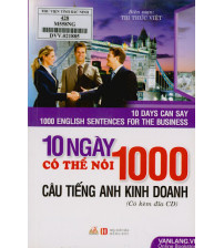 10 Ngày Có Thể Nói 1000 Câu Tiếng Anh Kinh Doanh