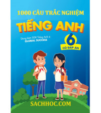 1000 + câu trắc nghiệm tiếng anh 6 Global Success (Có đáp án)