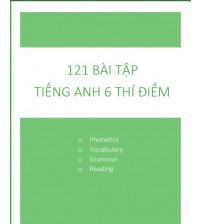 121 bài tập tiếng anh 6 thí điểm
