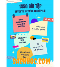 1450 bài tập luyện thi IOE Tiếng Anh lớp 4,5