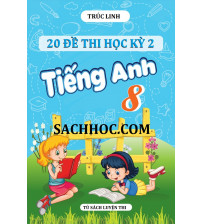 20 đề thi học kỳ 2 môn tiếng anh 8 (Có đáp án)