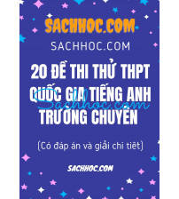 20 Đề Thi Thử THPT Quốc Gia Tiếng Anh Trường Chuyên (Có đáp án và giải chi tiết)