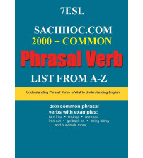 2000+ common phrasal verb list from a-z