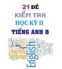 21 đề kiểm tra học kỳ 2 tiếng anh 8 thí điểm (có đáp án)