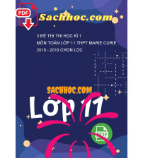 3 Đề thi thi học kì 1 môn Toán lớp 11 THPT Marie Curie 2018 - 2019 chọn lọc