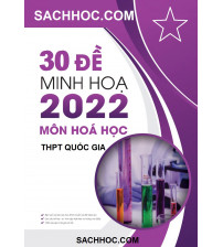 30 đề minh họa 2022 môn Hóa Học (có đáp án và giải chi tiết)