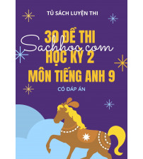 30 đề thi học kỳ 2 môn tiếng anh 9 (Có đáp án)