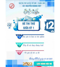 71 đề thi thử giữa kỳ 1 môn Toán 12 năm 2022-2023 (Kèm đáp án)