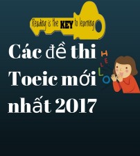 Ba đề thi thật Toeic IIG 2017 mới nhất có đáp án và transcript