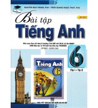 Bài tập tiếng anh 6 cơ bản và nâng cao tập 1,2