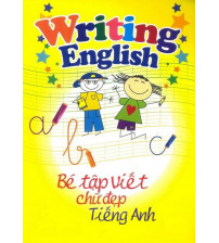 Bé tập viết chữ đẹp tiếng anh