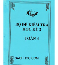 Bộ đề kiểm tra học kỳ 2 môn toán lớp 4 (Hay và đầy đủ nhất)