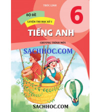 Bộ đề luyện thi học kỳ 1 môn tiếng anh 6 chương trình mới