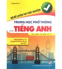 Bộ đề luyện thi trắc nghiệm trung học phổ thông môn tiếng anh