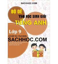 Bộ đề thi học sinh giỏi tiếng anh 9 có đáp án và file nghe audio