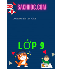Các dạng bài tập hóa 9