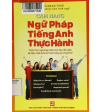 Cẩm nang ngữ pháp Tiếng Anh thực hành - Nguyễn Mạnh Thảo