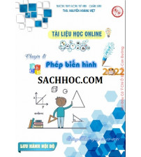 Chuyên đề phép biến hình - Nguyễn Hoàng Việt