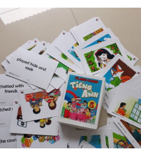 Combo Flashcard tiếng anh lớp 1,2,3,4,5 chương trình mới