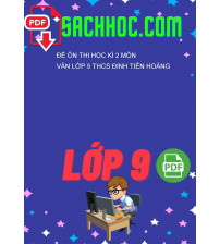 Đề ôn thi học kì 2 môn Văn lớp 9 THCS Đinh Tiên Hoàng
