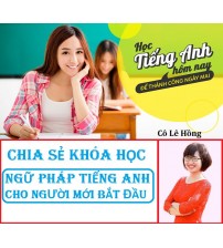 Khóa học ngữ pháp tiếng Anh cho người mới bắt đầu