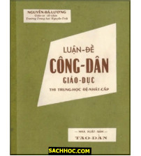 Luận Đề Công Dân Giáo Dục