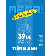 Mega 39 đề chinh phục kỳ thi THPT Quốc Gia Tiếng Anh 2019