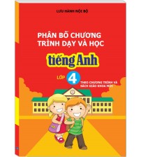 Phân phối chương trình dạy và học tiếng anh lớp 4
