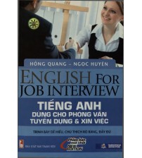 Tiếng anh dùng cho phỏng vấn tuyển dụng và xin việc