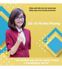 Tổng hợp đầy đủ các khóa học tài liệu Tiếng Anh - Cô Mai Phương