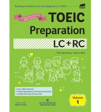 Trọn bộ 2 cuốn sách TOEIC Preparation LC+RC  Volume 1,2 (ebook+audio)