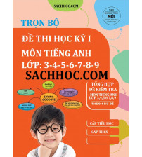 Trọn bộ đề thi học kỳ 1 môn tiếng anh lớp 3,4,5,6,7,8,9