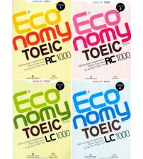 Trọn bộ Economy TOEIC LC RC 1000 volume 1,2,3,4,5 (Bản siêu đẹp)