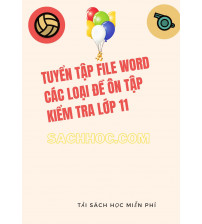 Tuyển tập file word các loại đề ôn tập kiểm tra môn toán lớp 11