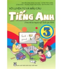 Vở luyện từ và mẫu câu tiếng anh 3 tập 1 tập 2