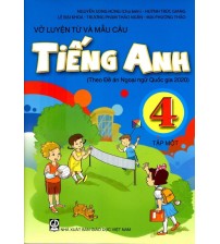 Vở luyện từ và mẫu câu tiếng anh 4 tập 1 tập 2