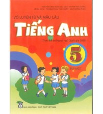 Vở luyện từ và mẫu câu tiếng anh 5 tập 1 tập 2